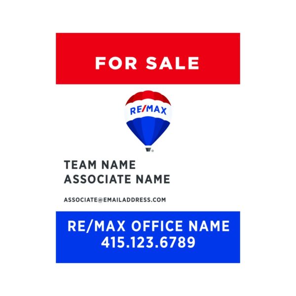 24Wx30H Vertical Property Sign Office Prominent - Image 6
