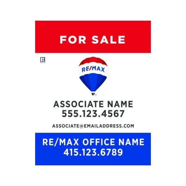 24Wx30H Vertical Property Sign Office Prominent - Image 8