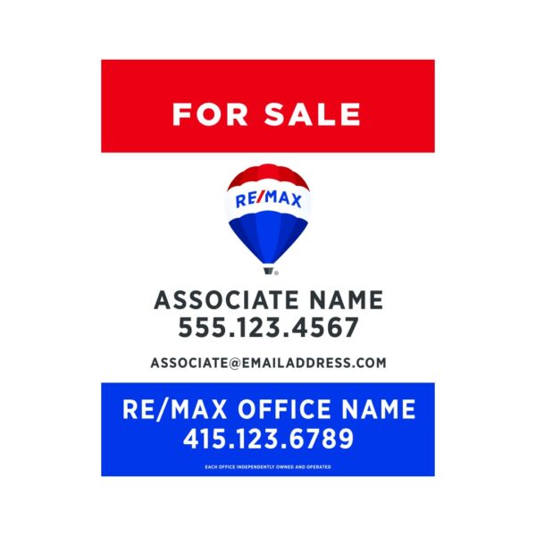 24Wx30H Vertical Property Sign Office Prominent - Image 12