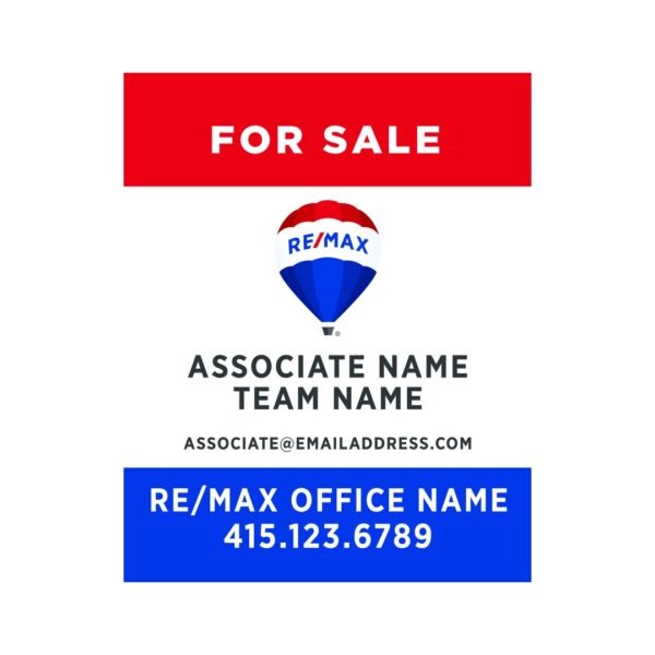 24Wx30H Vertical Property Sign Office Prominent - Image 14