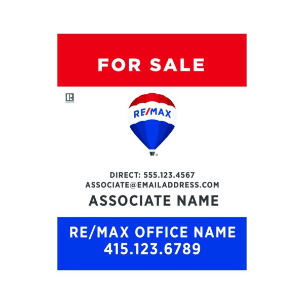 24Wx30H Vertical Property Sign Office Prominent - Image 15