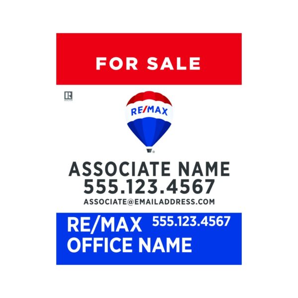 24Wx30H Vertical Property Sign Office Prominent - Image 17