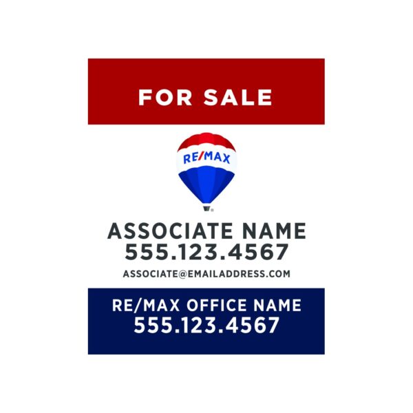 24Wx30H Vertical Property Sign