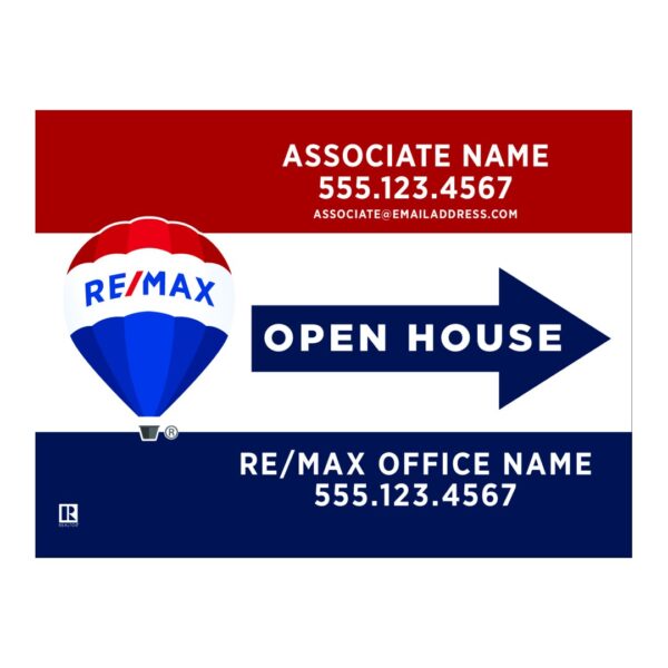 24x18 Horizontal Directional Open & For Sale House Signs - Image 7