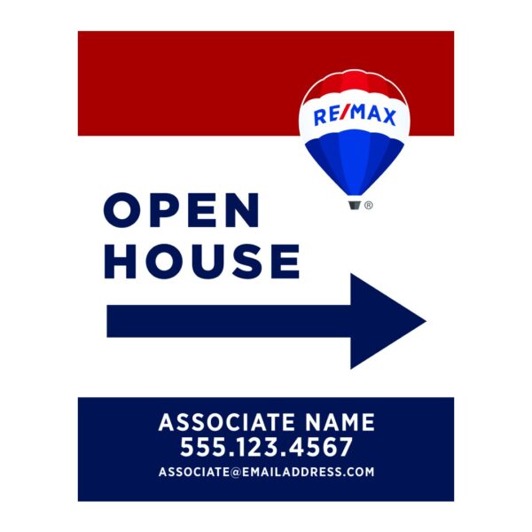 24x30 Vertical Directional Open & For Sale House Signs - Image 7