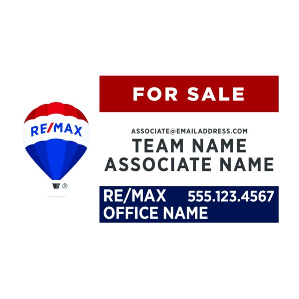 30Wx18H Horizontal Property sign Office Prominent - Image 3
