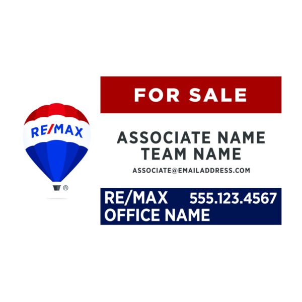 30Wx18H Horizontal Property sign Office Prominent - Image 4