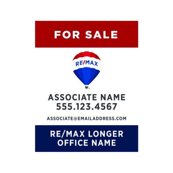 24Wx30H Vertical Property Office Sign Prominent - Image 2
