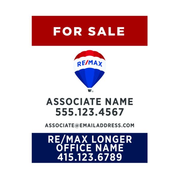 24Wx30H Vertical Property Office Sign Prominent - Image 3