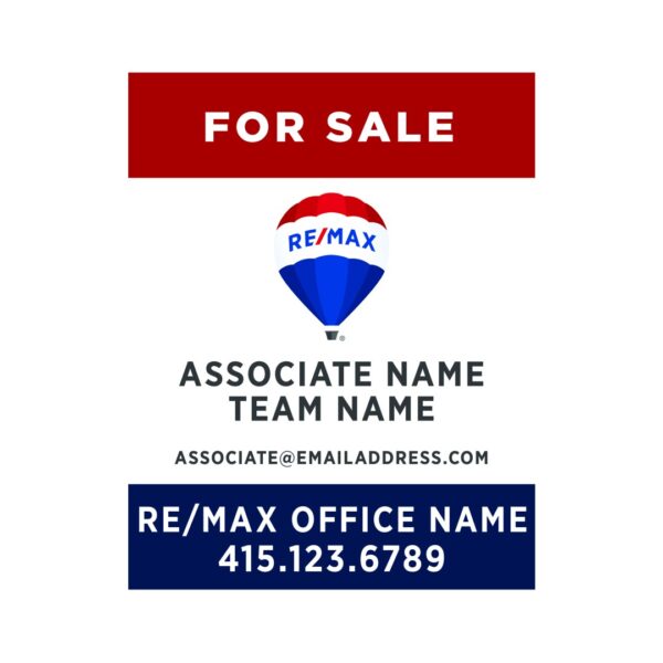24Wx30H Vertical Property Office Sign Prominent - Image 6