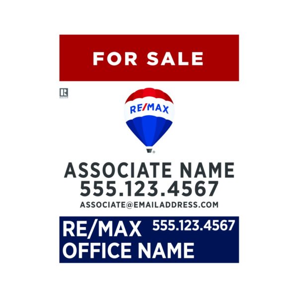 24Wx30H Vertical Property Office Sign Prominent - Image 8