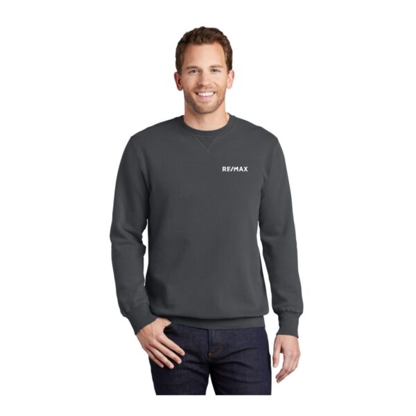 Port & Company Beach Wash Garment-Dyed Crewneck Sweatshirt
