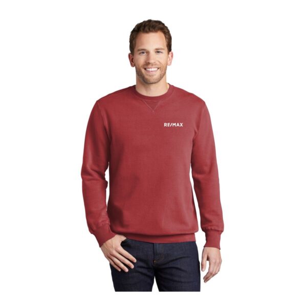 Port & Company Beach Wash Garment-Dyed Crewneck Sweatshirt - Image 2
