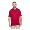 Harriton Men's Flash Snag Protection Plus IL Colorblock Polo - Image 2