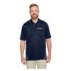 Harriton Men's Flash Snag Protection Plus IL Colorblock Polo - Image 3