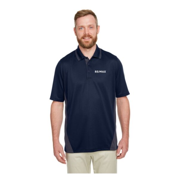 Harriton Men's Flash Snag Protection Plus IL Colorblock Polo - Image 3