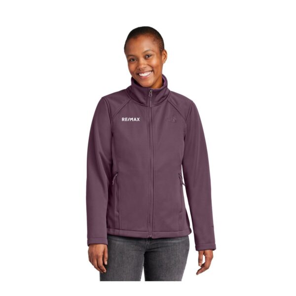 The North Face Ladies Chest Logo Ridgewall Soft Shell Jacket