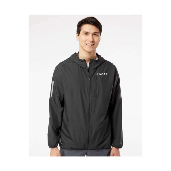 Adidas Hooded Full-Zip Windbreaker - Image 2