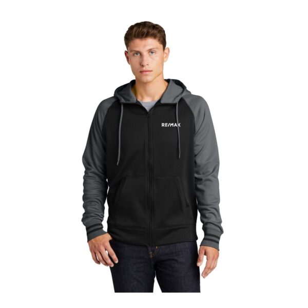 Sport-Tek Sport-Wick Varsity Fleece Full-Zip Hooded Jacket