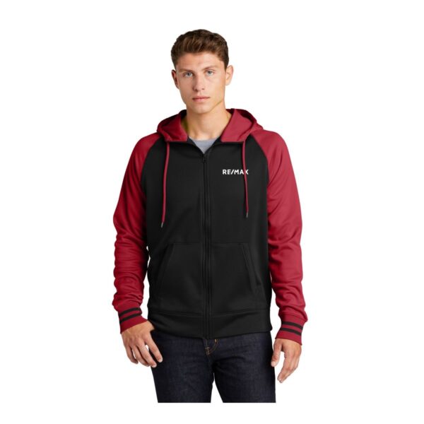 Sport-Tek Sport-Wick Varsity Fleece Full-Zip Hooded Jacket - Image 2