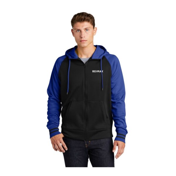 Sport-Tek Sport-Wick Varsity Fleece Full-Zip Hooded Jacket - Image 3