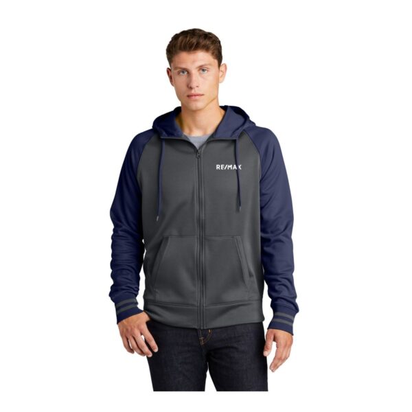Sport-Tek Sport-Wick Varsity Fleece Full-Zip Hooded Jacket - Image 4