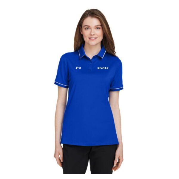 Under Armour Ladies' Tipped Teams Performance Polo - Image 3
