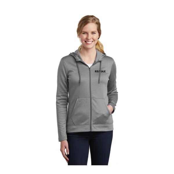 Nike Ladies Therma-FIT Full-Zip Fleece Hoodie - Image 2