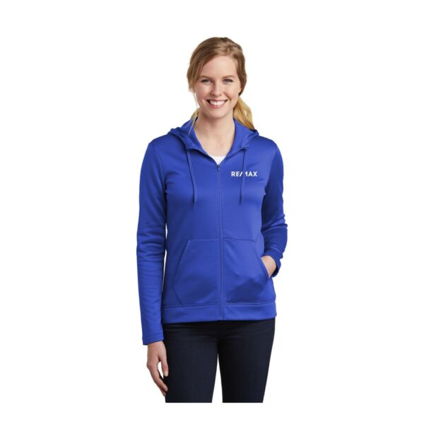 Nike Ladies Therma-FIT Full-Zip Fleece Hoodie - Image 4