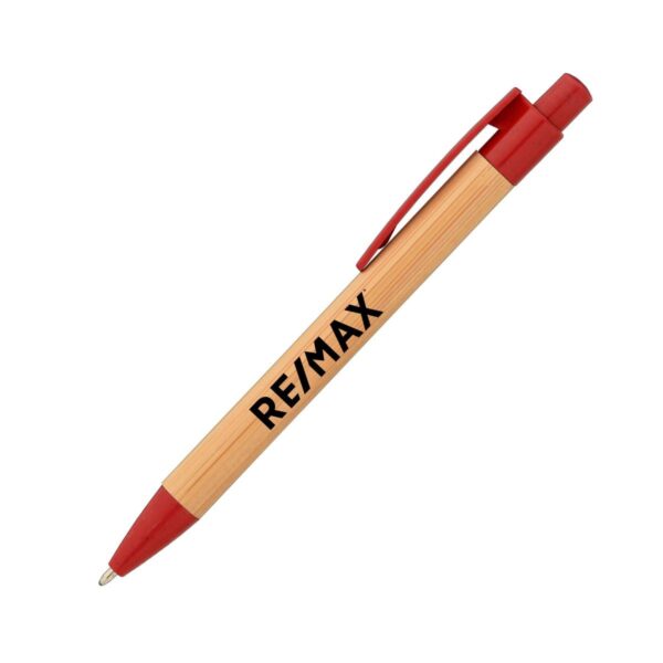 Bali Bamboo Pen with Wheat Plastic Trim - Image 2