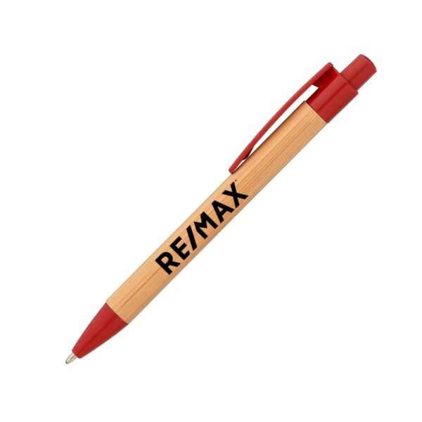 Bali Bamboo Pen with Wheat Plastic Trim - Image 2