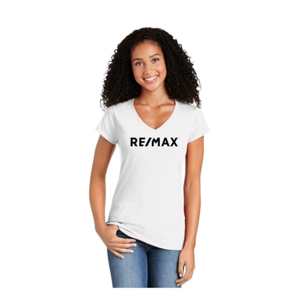 Gildan Softstyle Ladies Fit V-Neck T-Shirt - Image 2