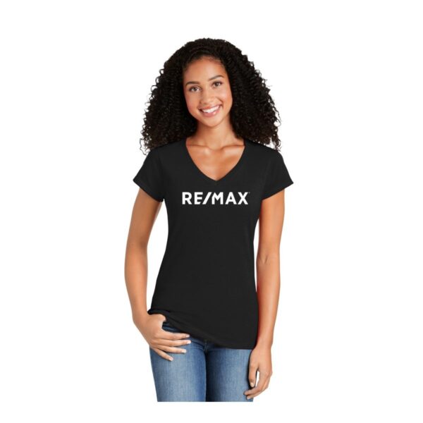 Gildan Softstyle Ladies Fit V-Neck T-Shirt - Image 3