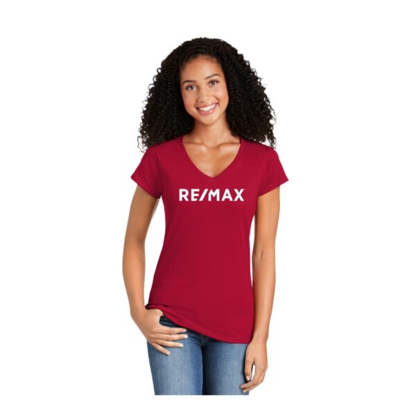 Gildan Softstyle Ladies Fit V-Neck T-Shirt - Image 4