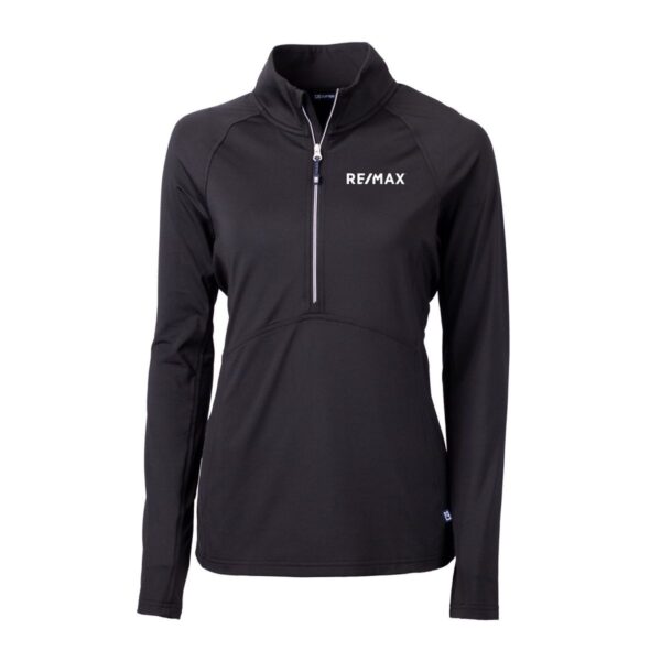 Cutter & Buck Adapt Eco Knit Stretch Recycled Womens Half Zip Pullover - Image 2
