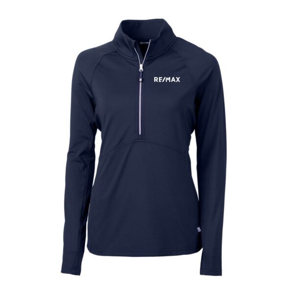Cutter & Buck Adapt Eco Knit Stretch Recycled Womens Half Zip Pullover - Image 4