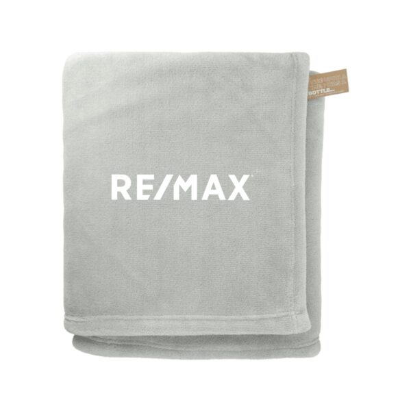 Recycled PET Oversized Coral Fleece Blanket - Image 2