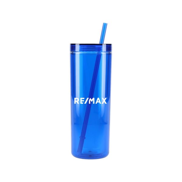 Chroma Recycled Acrylic Skinny Tumbler 16oz - Image 2