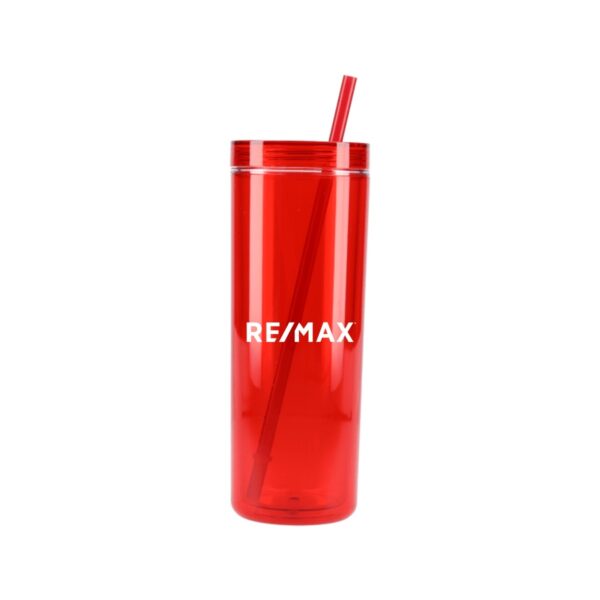 Chroma Recycled Acrylic Skinny Tumbler 16oz - Image 3