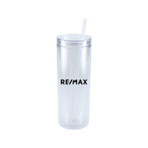 Chroma Recycled Acrylic Skinny Tumbler 16oz - Image 4