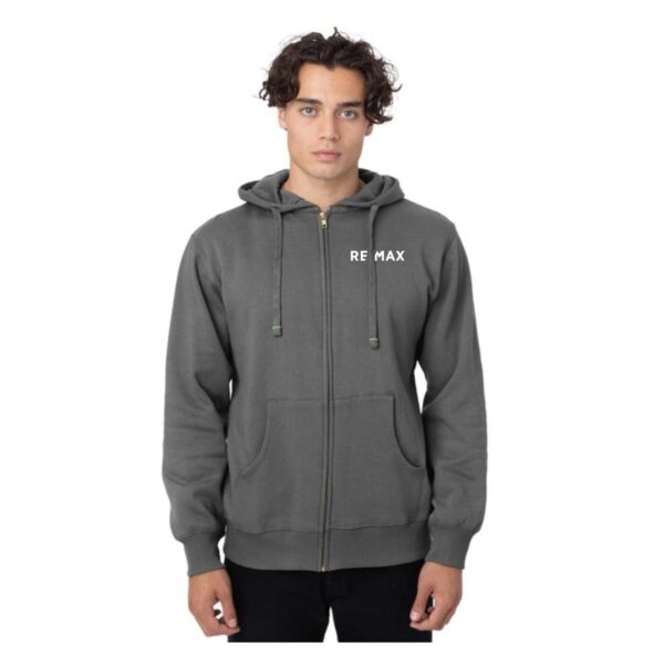 econscious Unisex Heritage Full-Zip Hooded Sweatshirt - Image 2