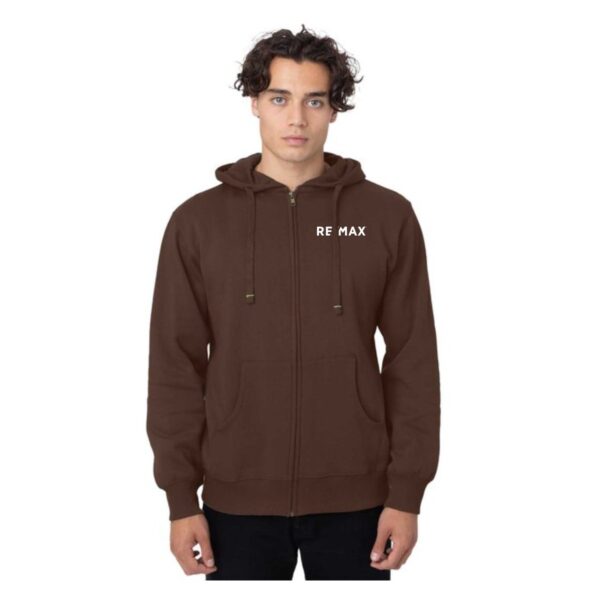 econscious Unisex Heritage Full-Zip Hooded Sweatshirt - Image 3