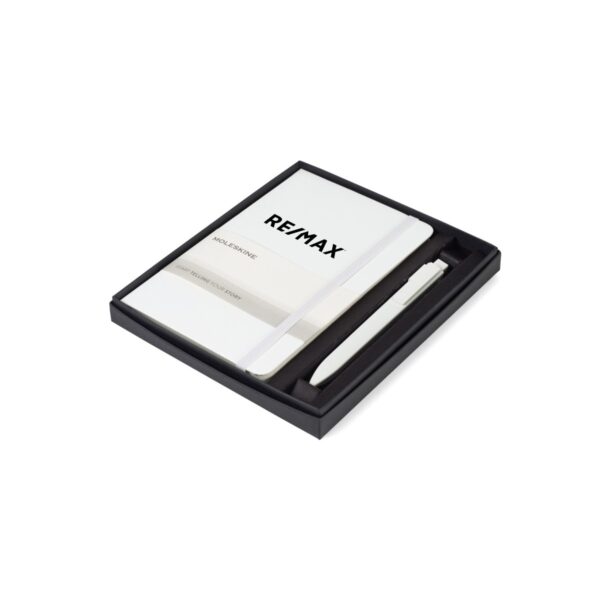 Moleskine® Medium Notebook and GO Pen Gift Set