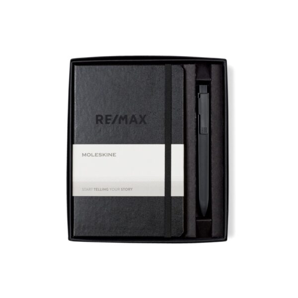 Moleskine® Medium Notebook and GO Pen Gift Set - Image 2