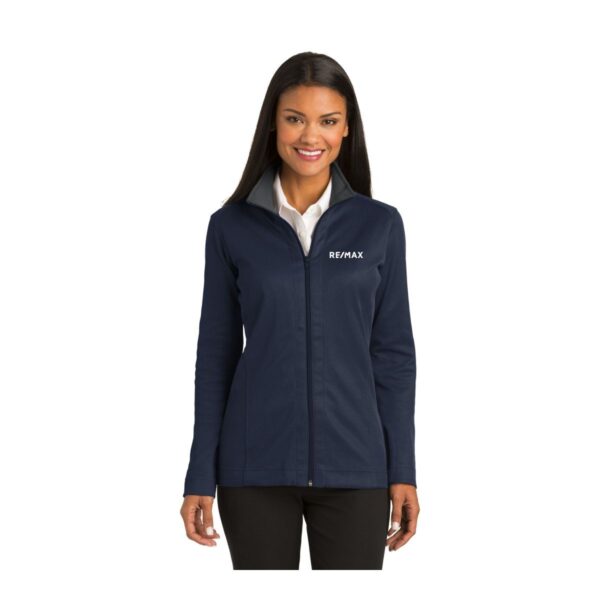 Port Authority® Ladies Vertical Texture Full-Zip Jacket