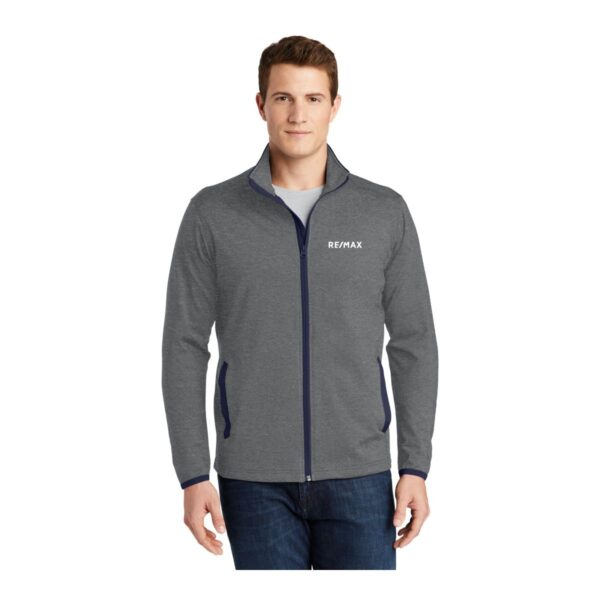 Sport-Tek® Sport-Wick® Stretch Contrast Full-Zip Jacket