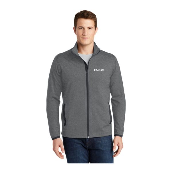 Sport-Tek® Sport-Wick® Stretch Contrast Full-Zip Jacket - Image 3