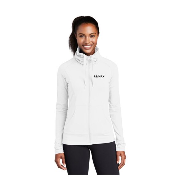 Sport-Tek® Ladies Sport-Wick® Stretch Full-Zip Jacket - Image 2
