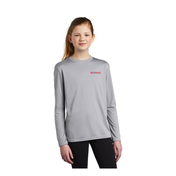 Port & Company ® Youth Long Sleeve Performance Tee - Image 3