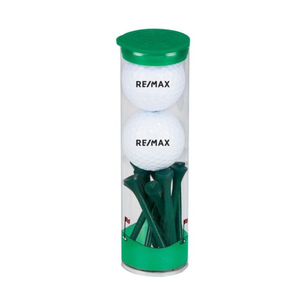 2 Ball Tall Tube With Wilson Chaos Golf Balls